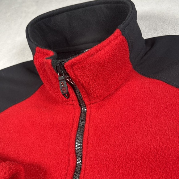 Victorinox Softshell Tech 1/2 Zip‎ Jacket Mens L Fleece Polartec Sweater-EUC - Picture 5 of 11